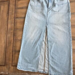 Universal Thread Light Blue Denim Skirt